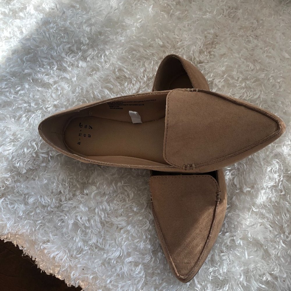 A New Day Tan Loafer Flats